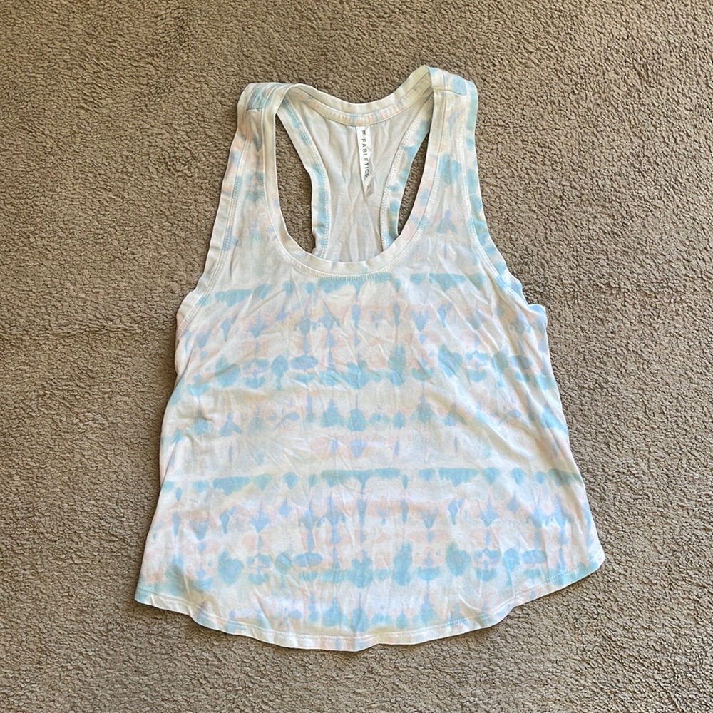 Fabletics tie-dye cropped tank Size XS
